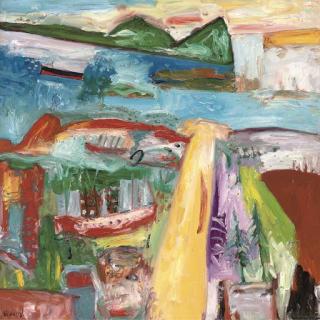 John Bellany, H.R.S.A., R.A. - Yellow Road