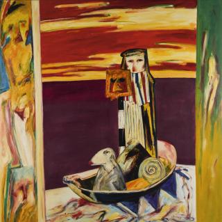 John Bellany, R.A. - Ominous Presence 