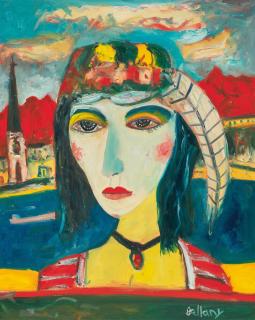 John Bellany, R.A. - Woman Of Aschaffenburg