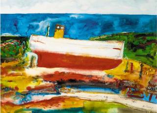 John Bellany - Fishing Boat