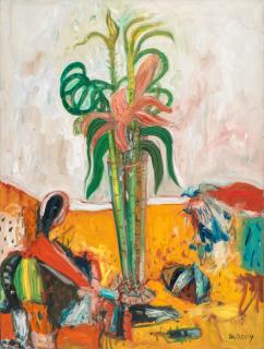 John Bellany - Still Life with Lucky Bamboo