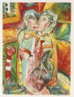 John Bellany - The Lovers, from The Bellany Sextet