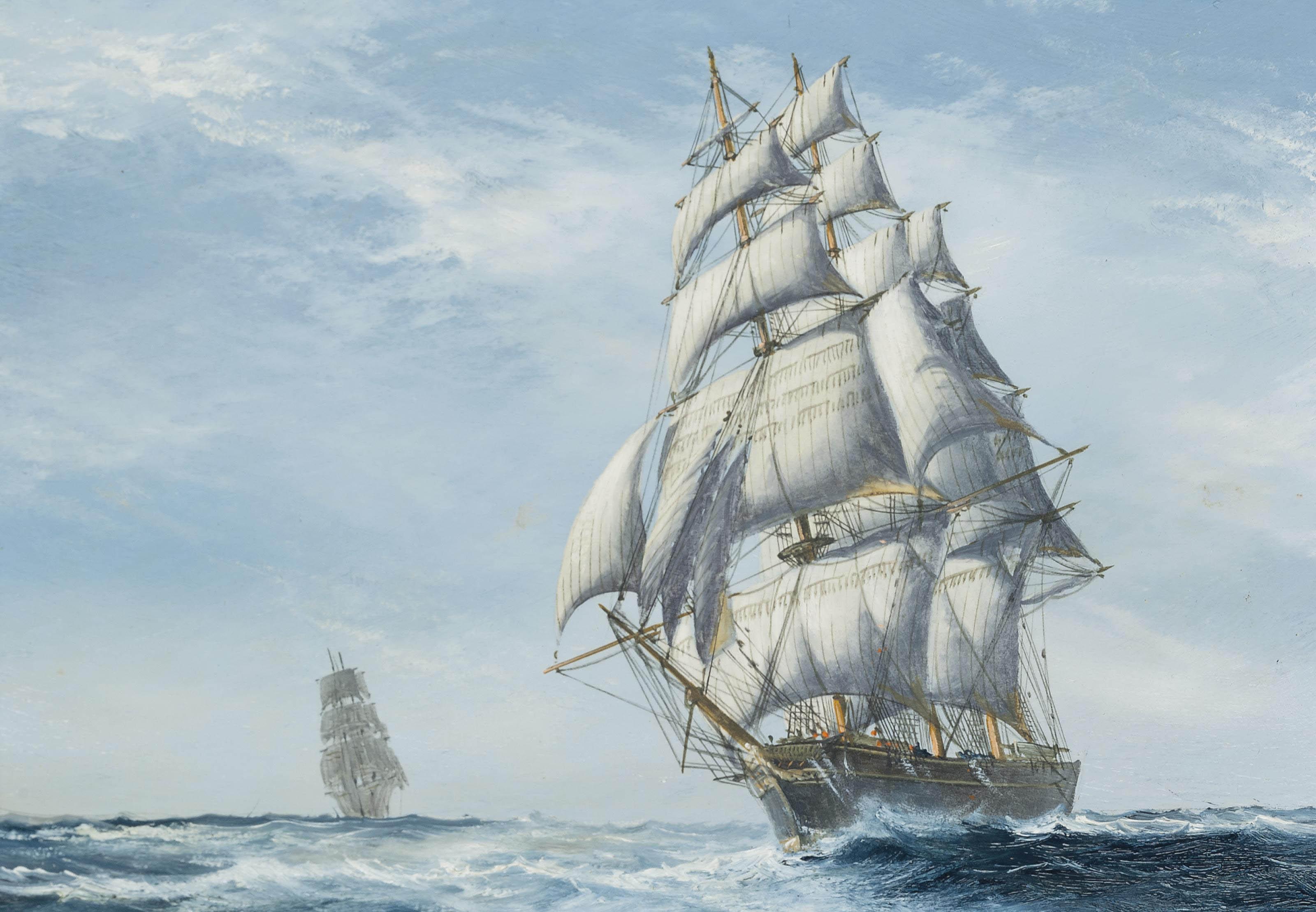 John Bentham-Dinsdale - The U.S. clipper ship Sweepstakes at sea