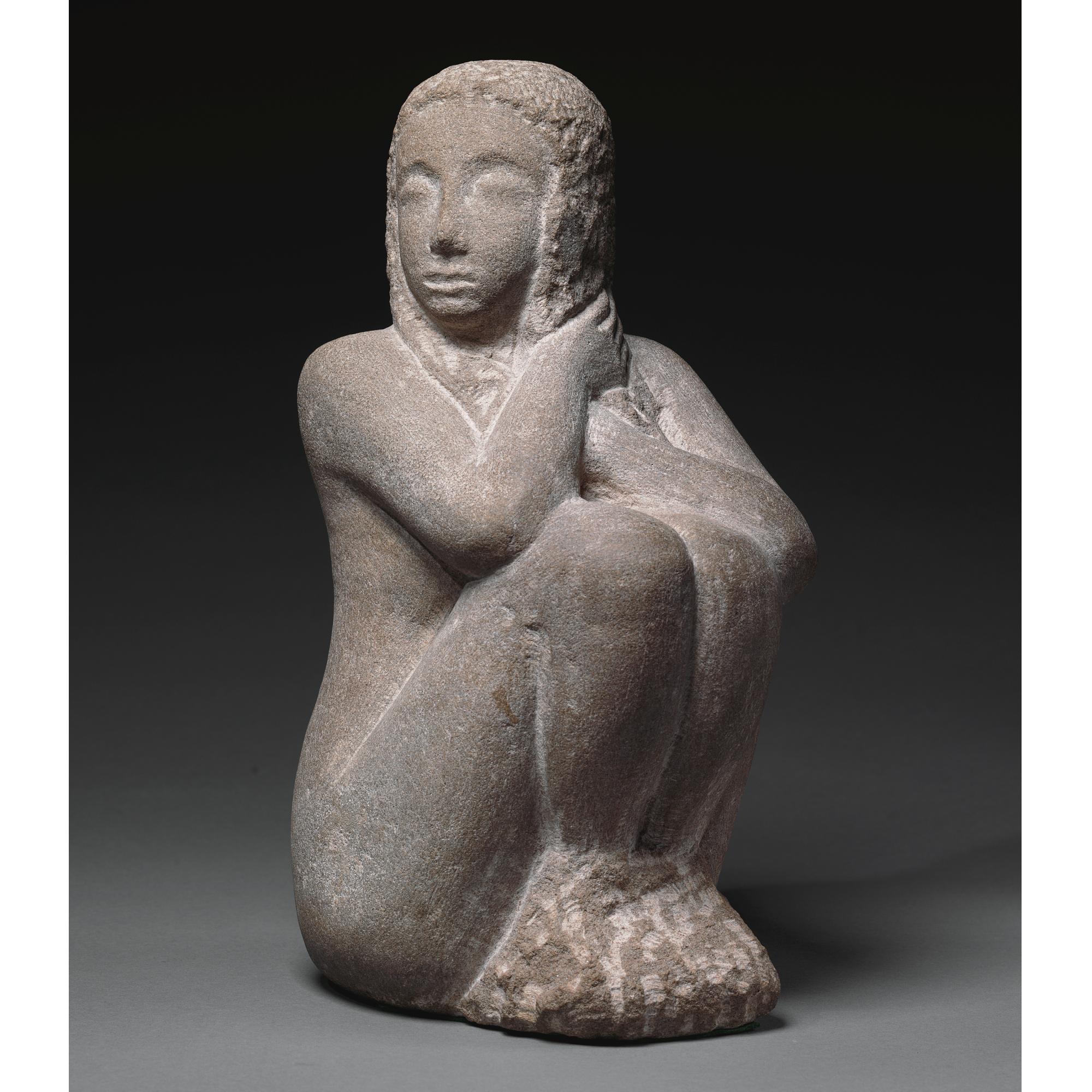 John Bernard Flannagan - Seated Nude No. Iv