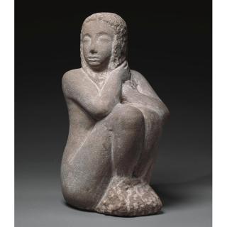 John Bernard Flannagan - Seated Nude No. Iv