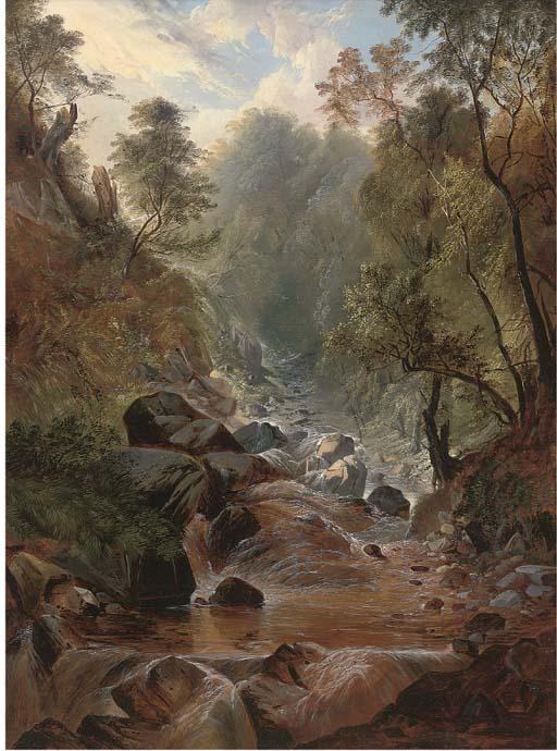 John Berney Ladbrooke - Stockghyll Force, Ambleside