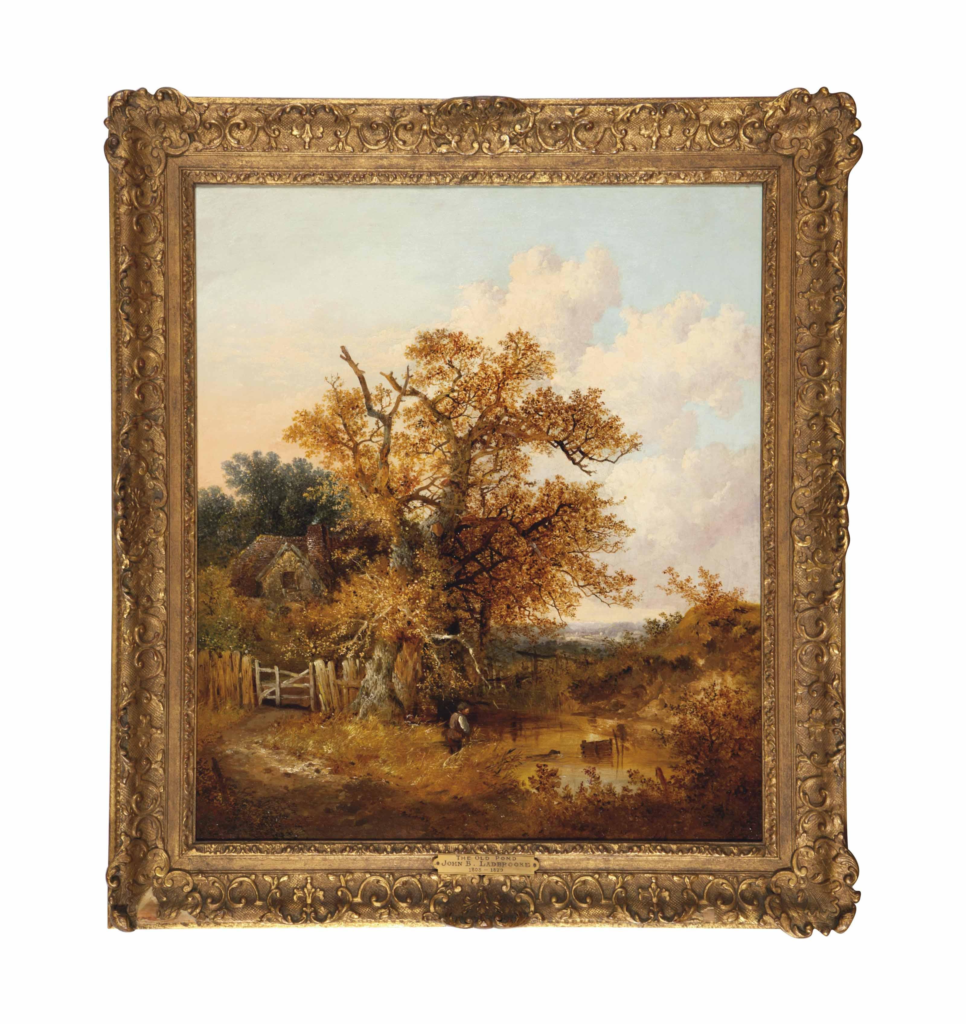 John Berney Ladbrooke - The Old Pond