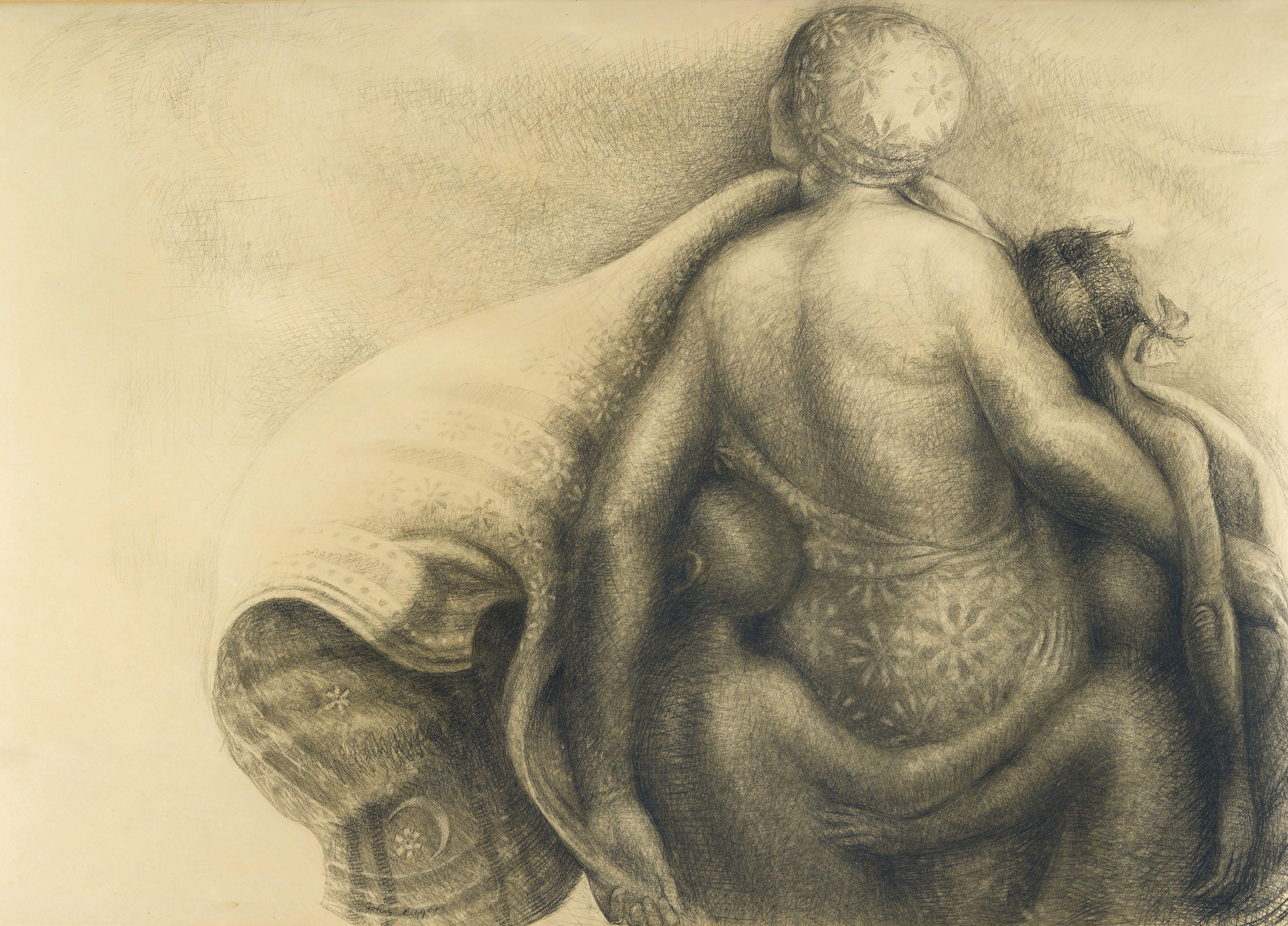 John Biggers - Mother and Three Children