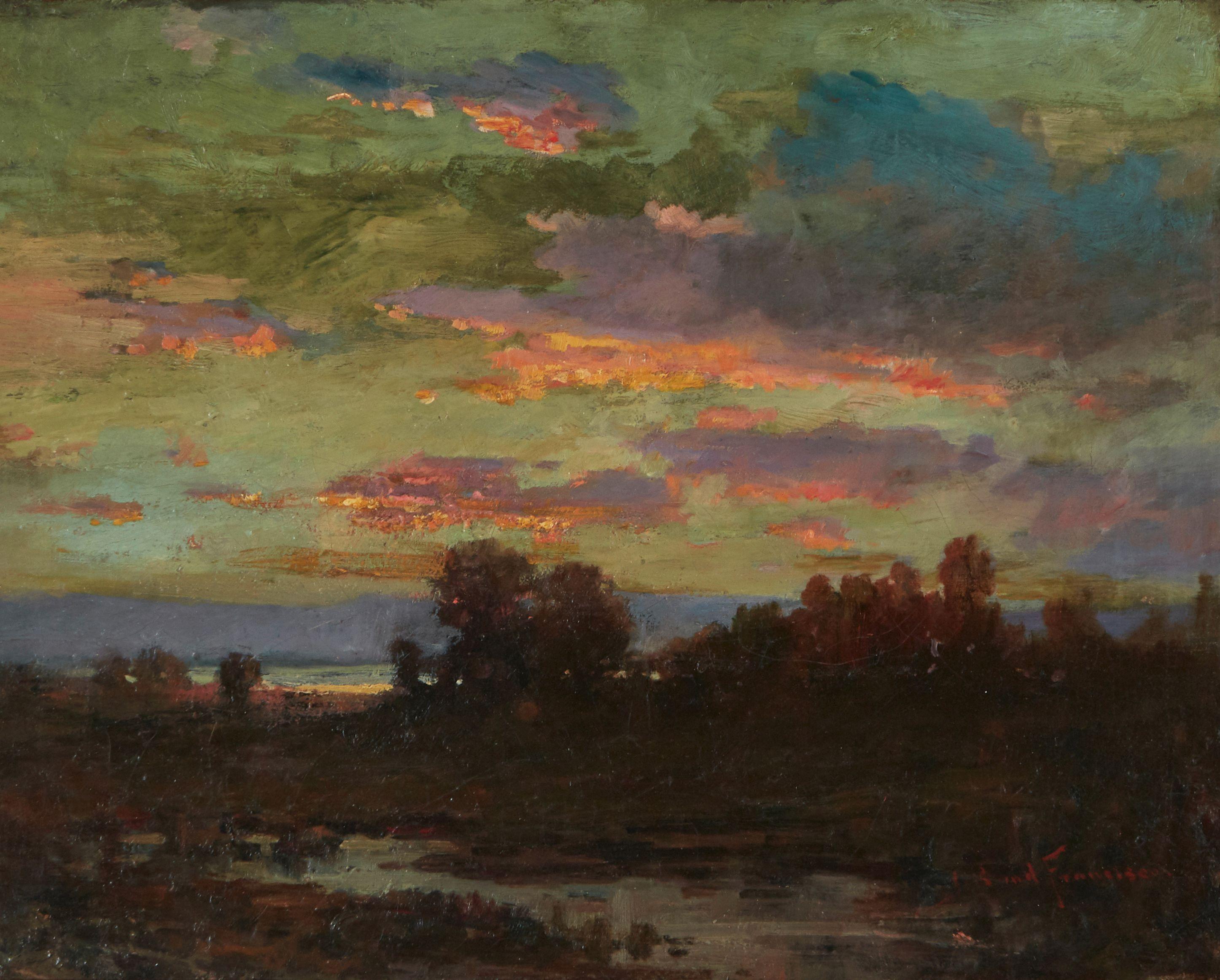 John Bond Francisco - Sunset over the Marshes