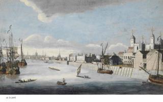 John Boydell - A View Of The Tower, Taken Upon The Thames
