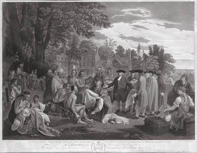 John Boydell - William Penn\'s Treaty with the Indians, When He Founded the Province of Pennsylvania in North America 1681 (Fowble 130)