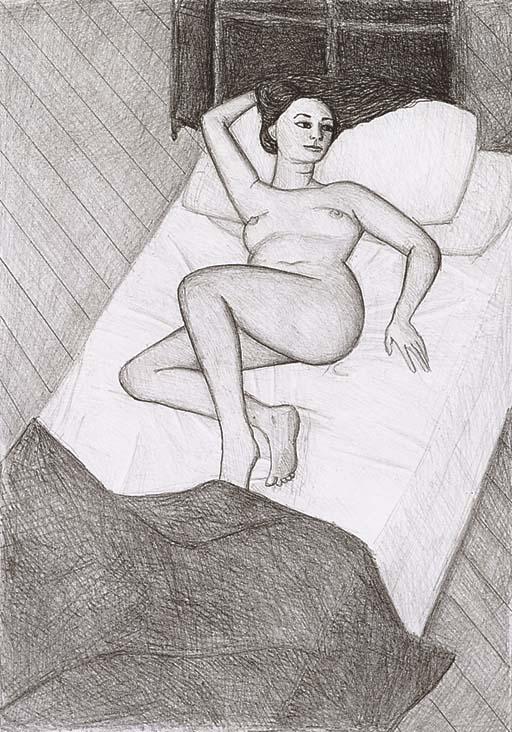 John Brack - Reclining Nude