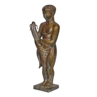 John Bradley Storrs - Boy with catfish (Fountain)