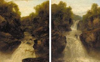 John Brandon Smith - Bruar Water, Scotland; and Swallow Falls, North Wales