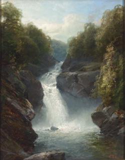 John Brandon Smith - Near Capel Curig, Wales; and A Welsh waterfall