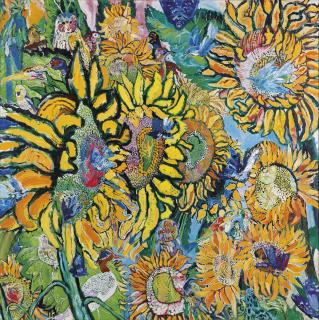 John Bratby, R.A. - Birds and Flowers