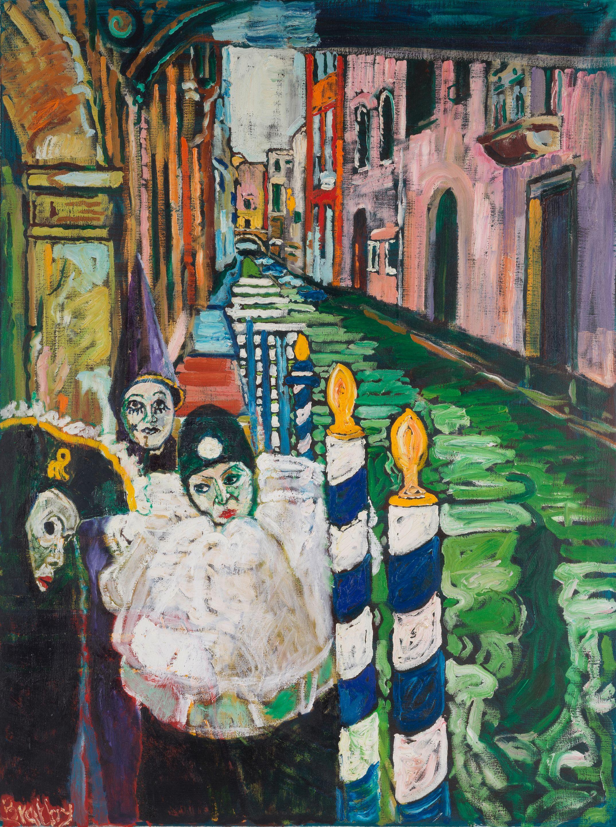 John Bratby R.A. - Carnival People