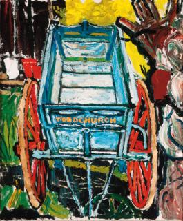 John Bratby, R.A. - Edwardian Baker\'s Cart