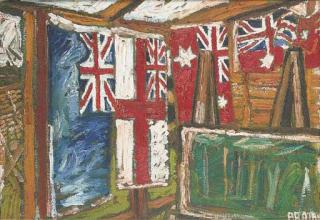 John Bratby, R.A. - Flags