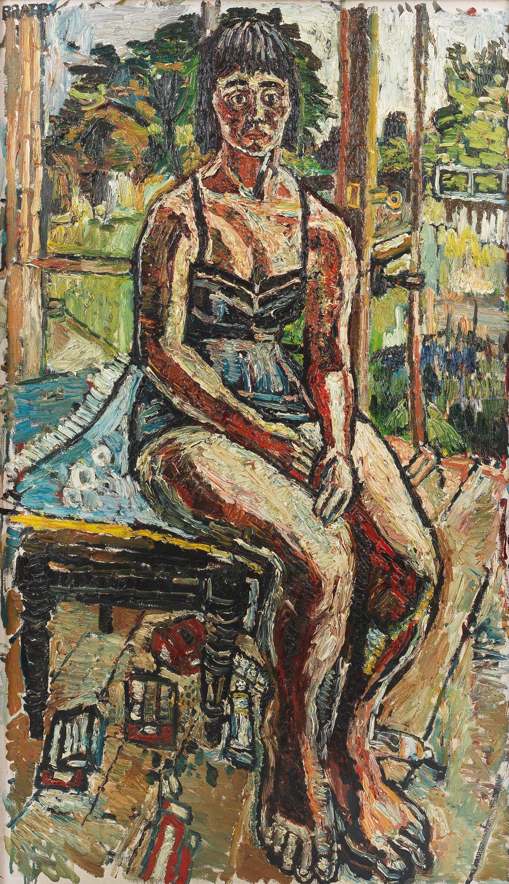 John Bratby R.A. - Gloria as an Art Student