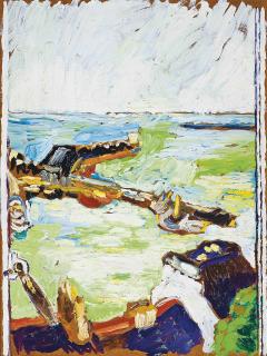 John Bratby, R.A. - Hastings Harbour
