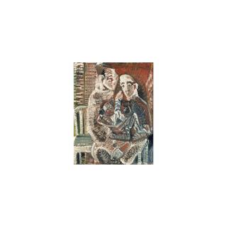 John Bratby, R.A. - Maternity (Portrait Of John Bowyer Verso)