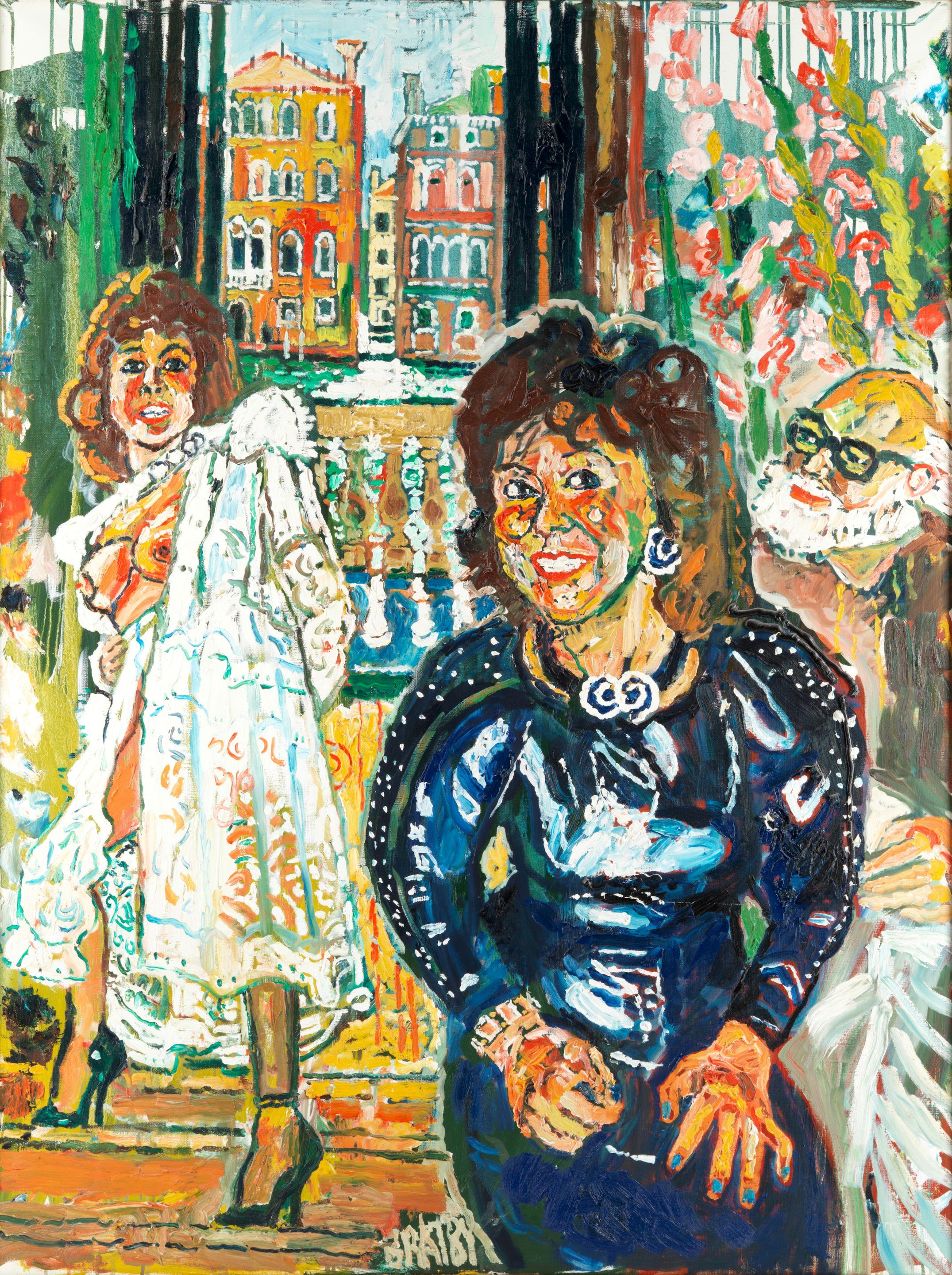 John Bratby R.A. - Patti in Venice