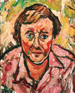 John Bratby, R.A. - Portrait of Richard Briers