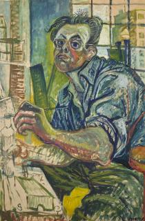 John Bratby, R.A. - Self-Portrait