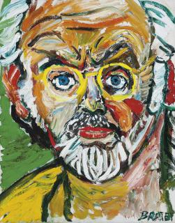 John Bratby, R.A. - Self-portrait
