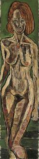 John Bratby, R.A. - Standing nude