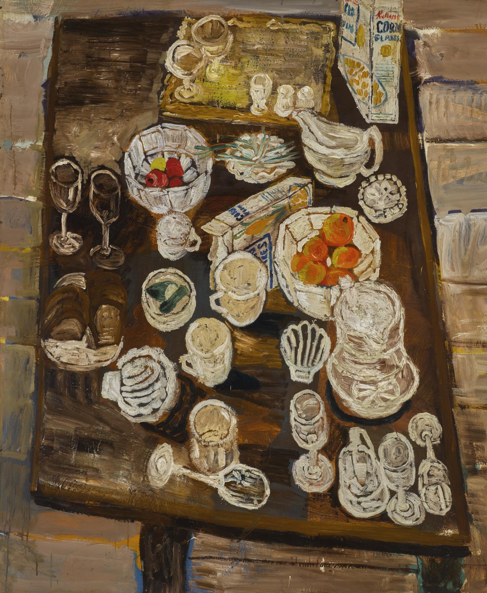 John Bratby, R.A. - Still Life With Oranges