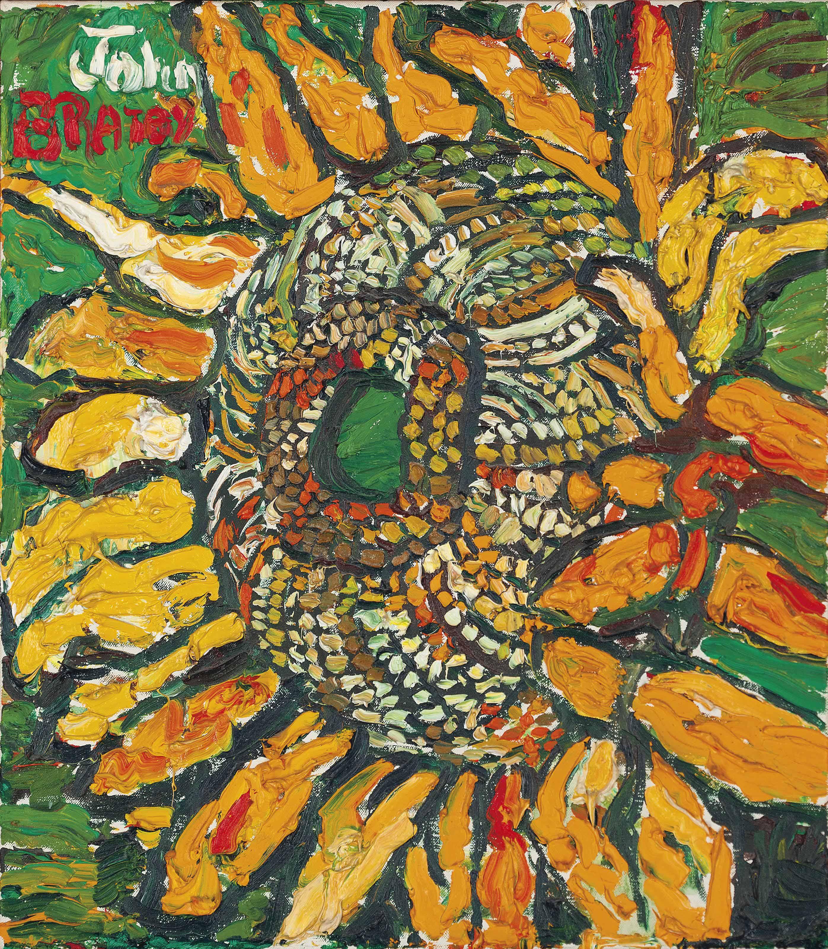 John Bratby, R.A. - Sunflower