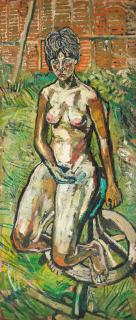 John Bratby R.A. - The Girl with the Golden Arm