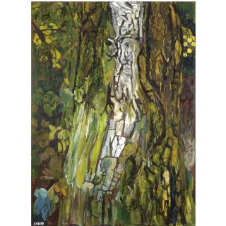 John Bratby, R.A. - Tree Trunk