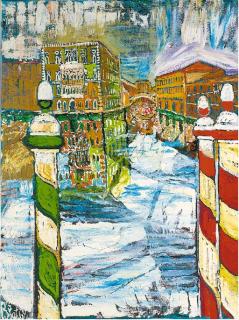 John Bratby, R.A. - Venice