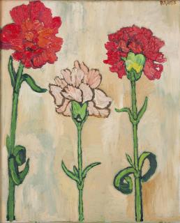 John Bratby - Carnations