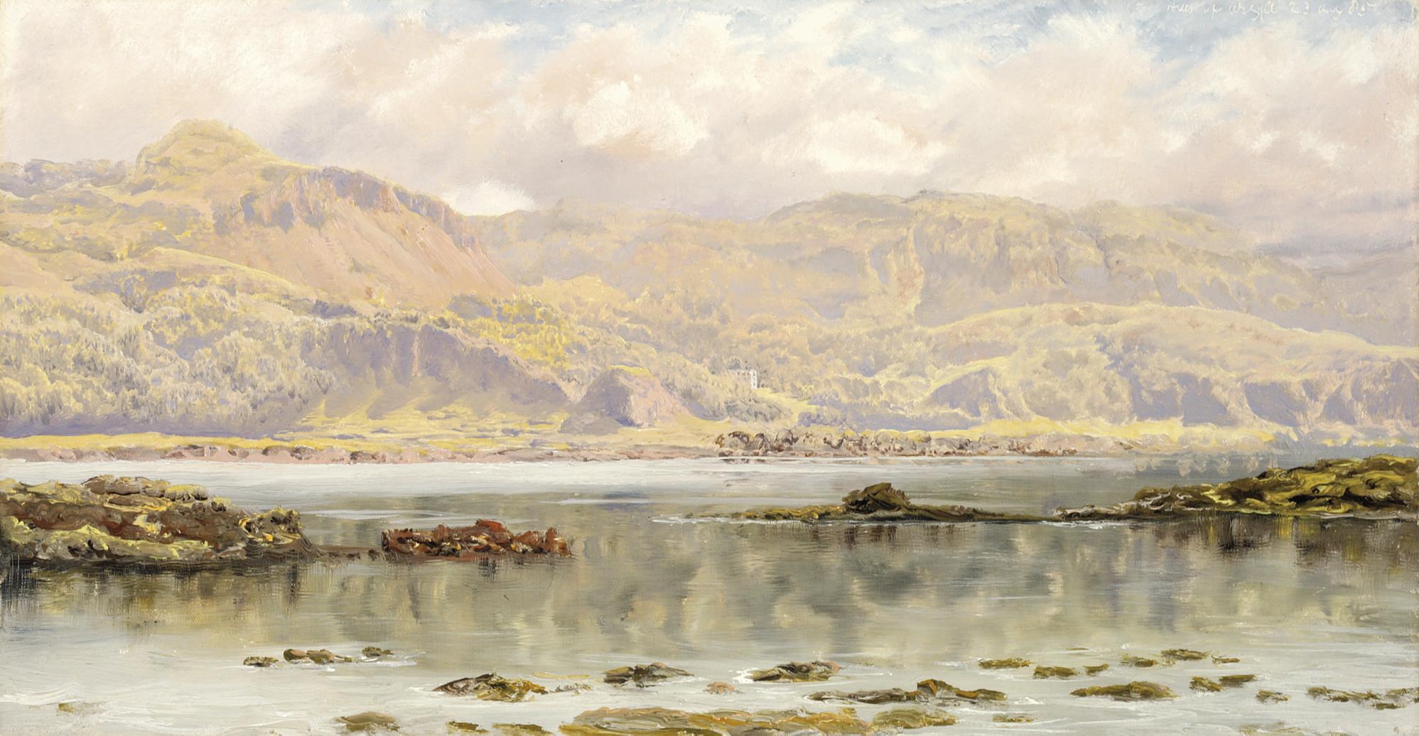 John Brett, A.R.A. - Hills of Argyll