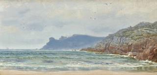 John Brett, A.R.A. - Mill bay, Cornwall