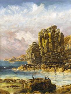 John Brett, A.R.A. - The Alter Rock, Sark