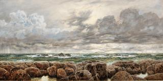 John Brett, ARA - A strong sou-wester on an iron-bound coast
