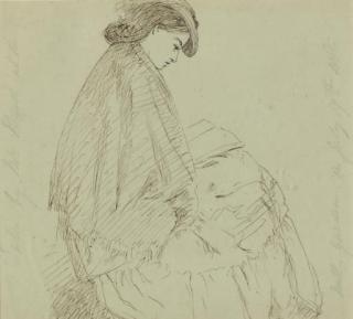 John Brett - Portrait of Mary Brett