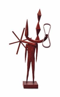 John Buck - Brown Figure With Windmill