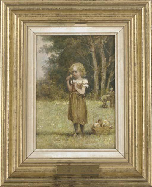 John Burr, R.B.A., R.O.I. - A posy of flowers