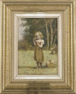 John Burr, R.B.A., R.O.I. - A posy of flowers