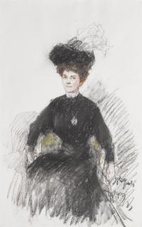 John Butler Yeats - Lady In Black