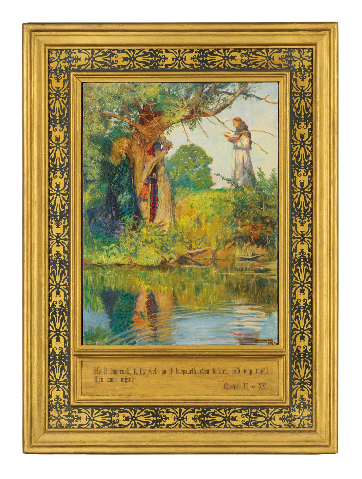 John Byam Liston Shaw, A.R.W.S., R.I., R.O.I. - \'As it happeneth to the fool\'