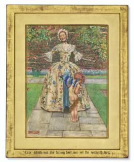 John Byam Liston Shaw, A.R.W.S. - \'Love Liketh Not The Falling Fruit, Nor The Wither\'D Tree\'