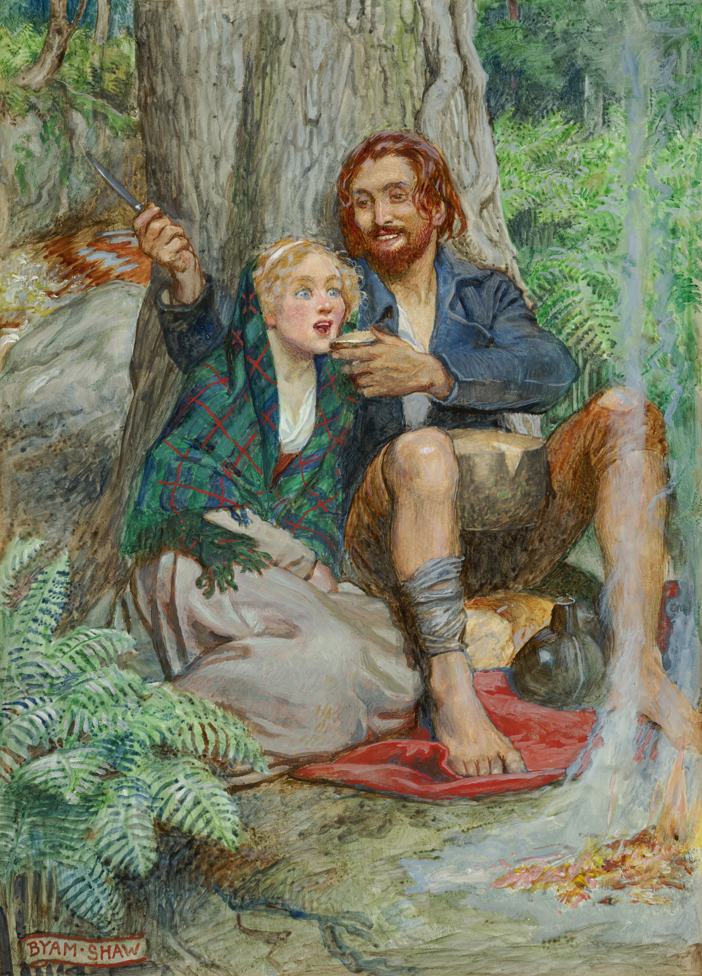 John Byam Liston Shaw - The Gaberlunzie Man