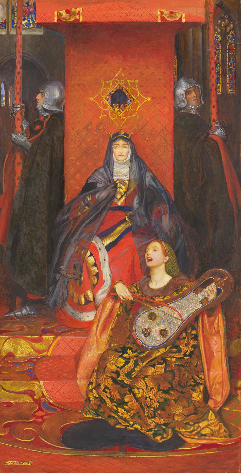 John Byam Liston Shaw - The Queen of Spades